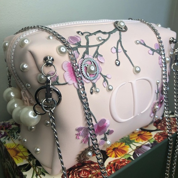 DIOR cosmetic case customized & converted to crossbody. Excellent condition - Picture 5 of 17